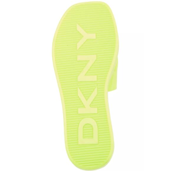 NEW DKNY Women's Laren Platform Slide Sandals Zest Size 7M Open Toe Slip On - Picture 3 of 4